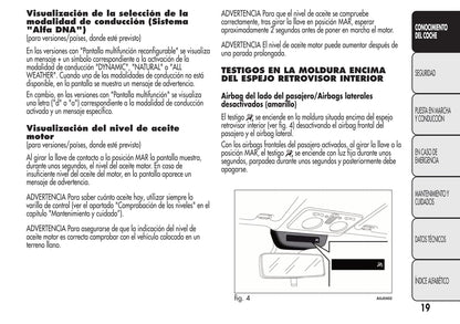 2008-2014 Alfa Romeo MiTo Owner's Manual | Spanish