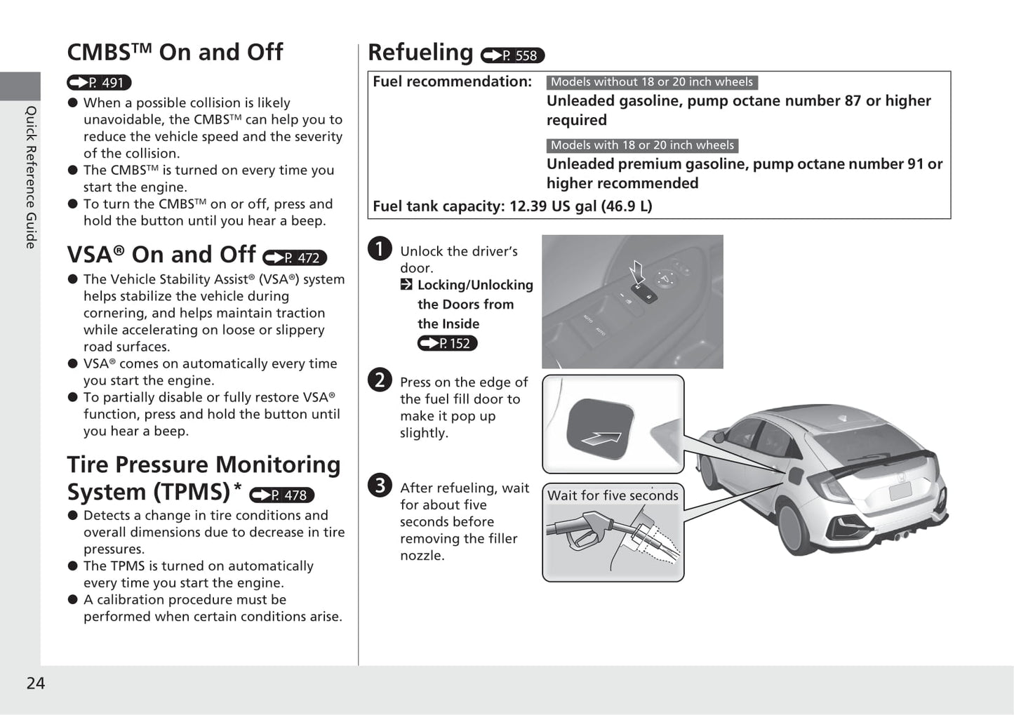 2020 Honda Civic Hatchback Owner's Manual | English