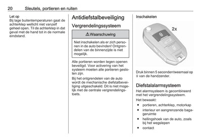 2021 Opel Grandland/Grandland Hybrid Owner's Manual | Dutch