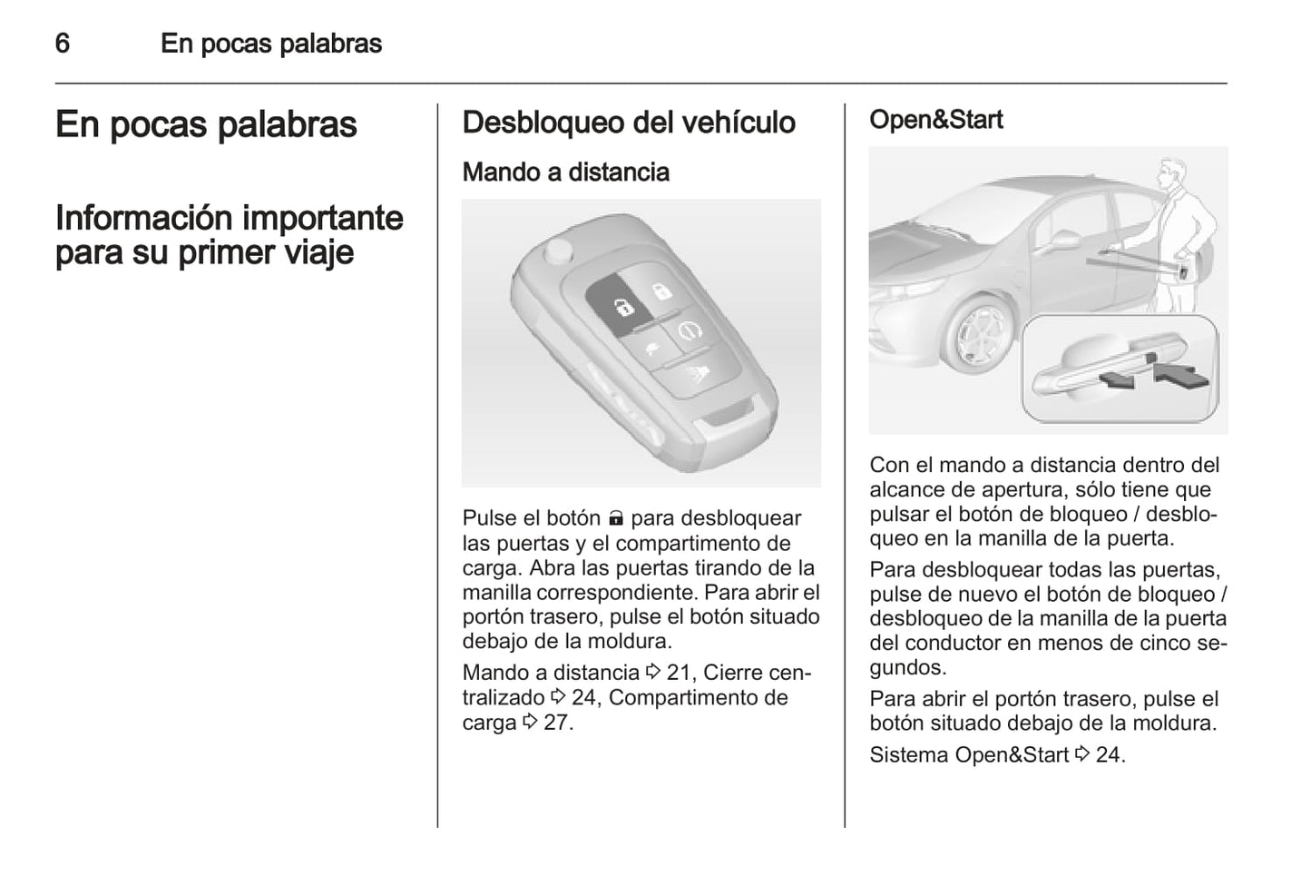 2012-2013 Opel Ampera Manuel du propriétaire | Espagnol