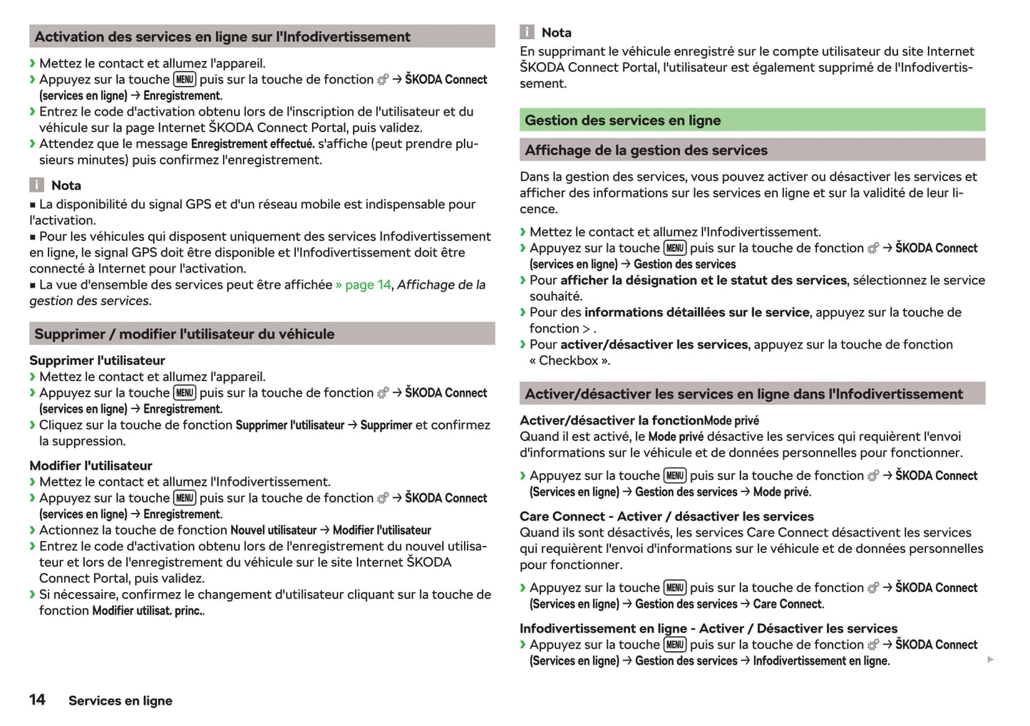 2015-2018 Skoda Fabia Manuel du propriétaire | Français