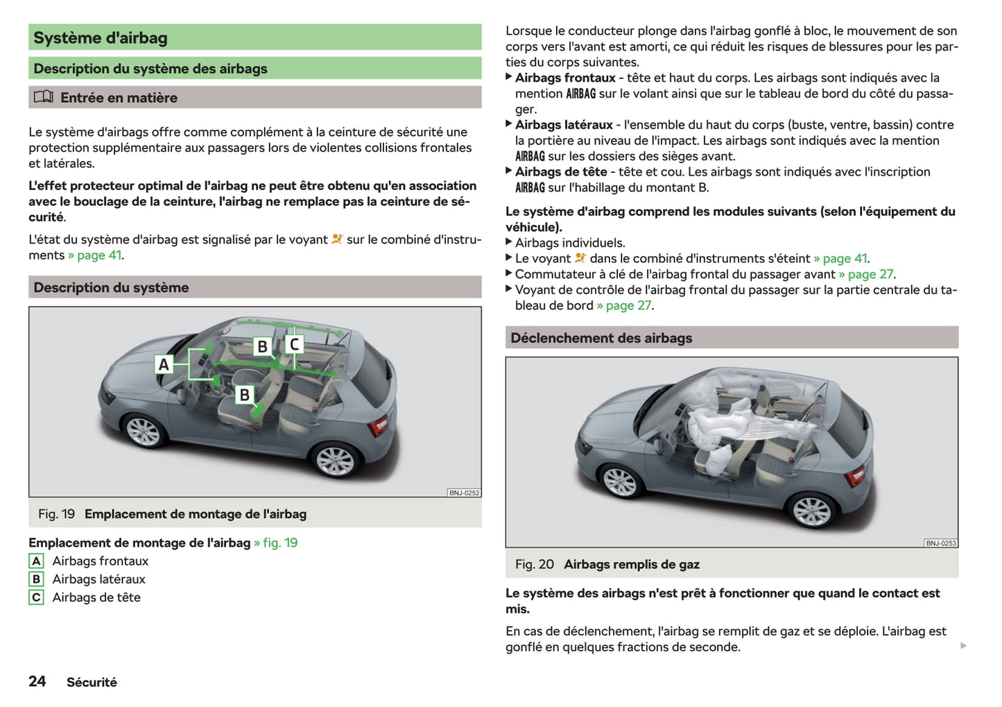 2015-2018 Skoda Fabia Manuel du propriétaire | Français