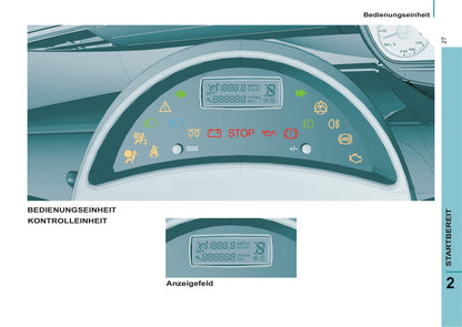 2013-2014 Peugeot 807 Owner's Manual | German