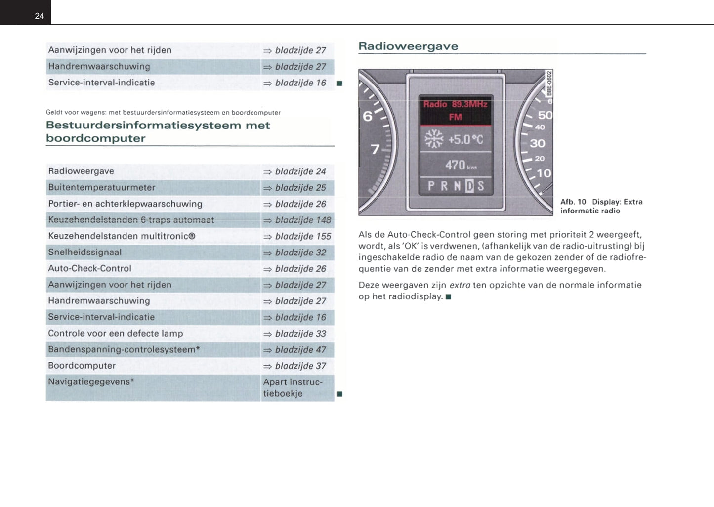 2004-2007 Audi A4 Gebruikershandleiding | Nederlands