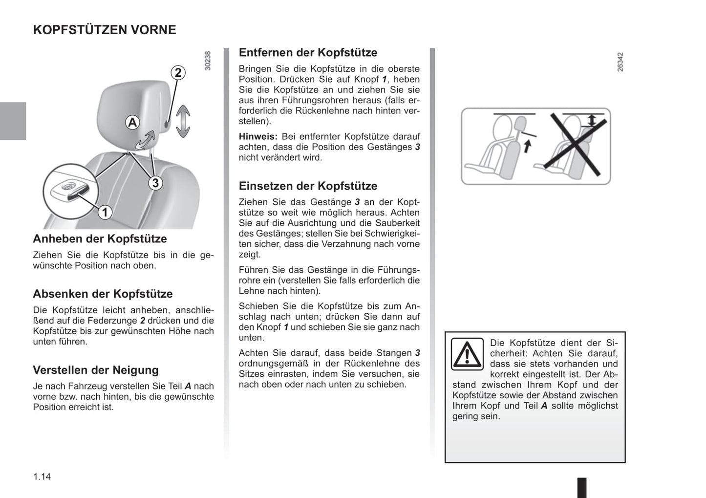 2014-2015 Renault Latitude Owner's Manual | German