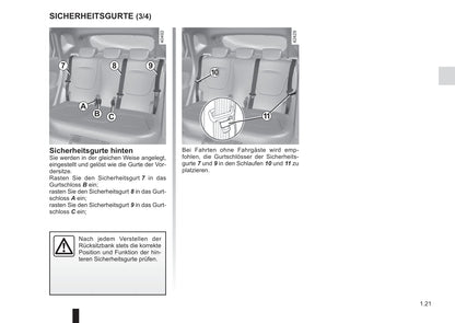 2017-2019 Renault Captur Owner's Manual | German