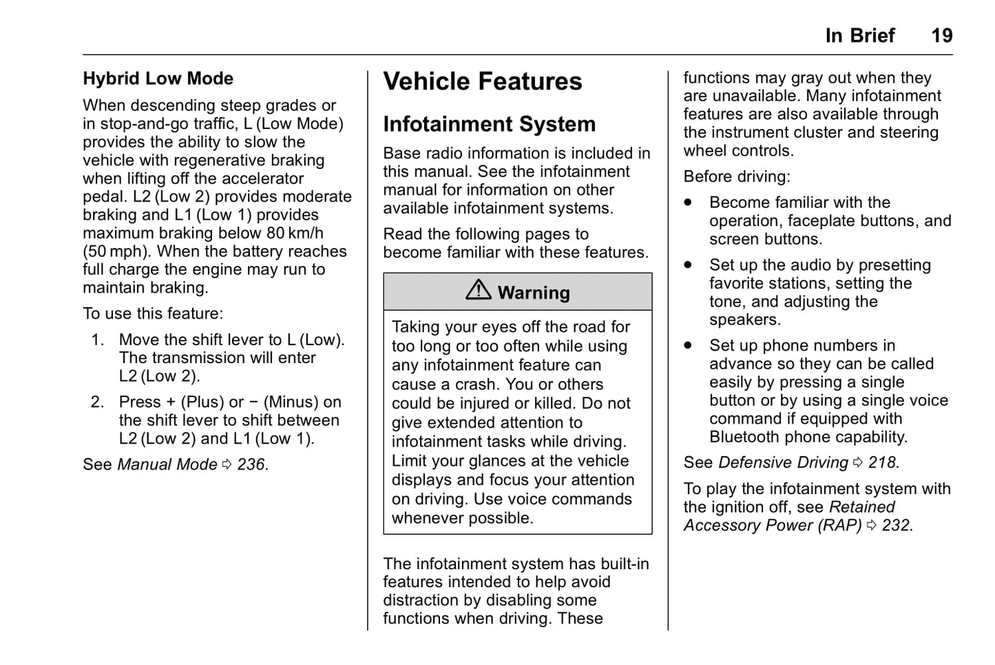 2016 Chevrolet Malibu Owner's Manual | English