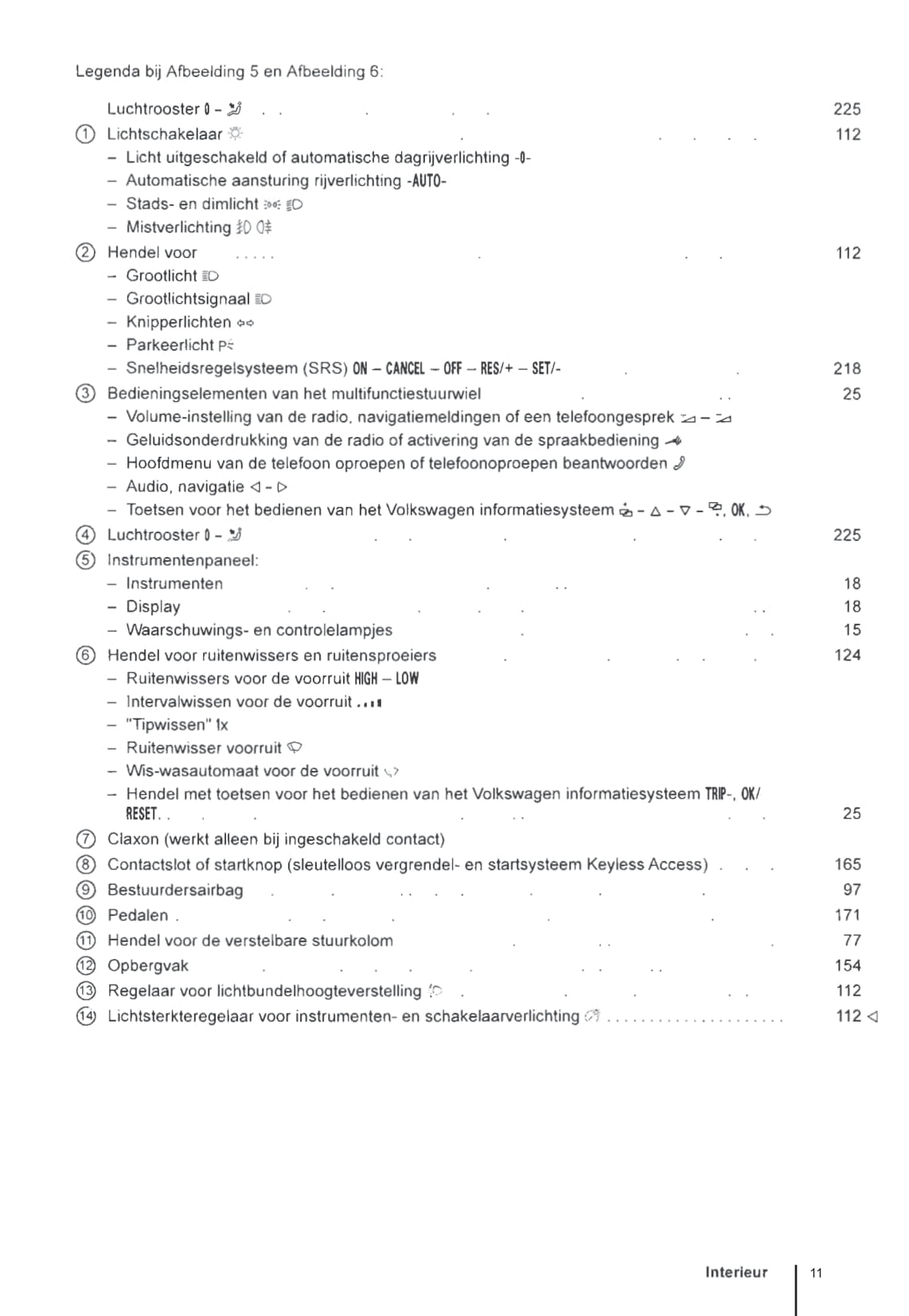 2011-2016 Volkswagen Eos Gebruikershandleiding | Nederlands