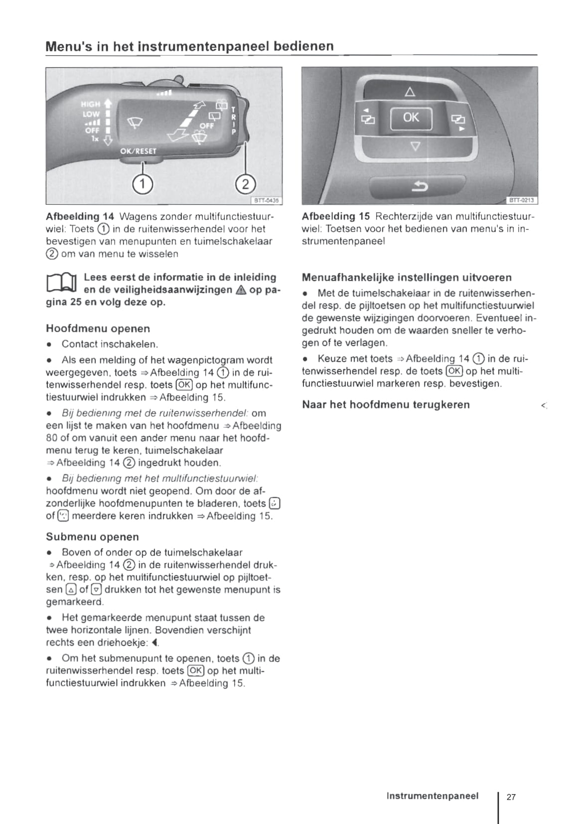 2011-2016 Volkswagen Eos Gebruikershandleiding | Nederlands