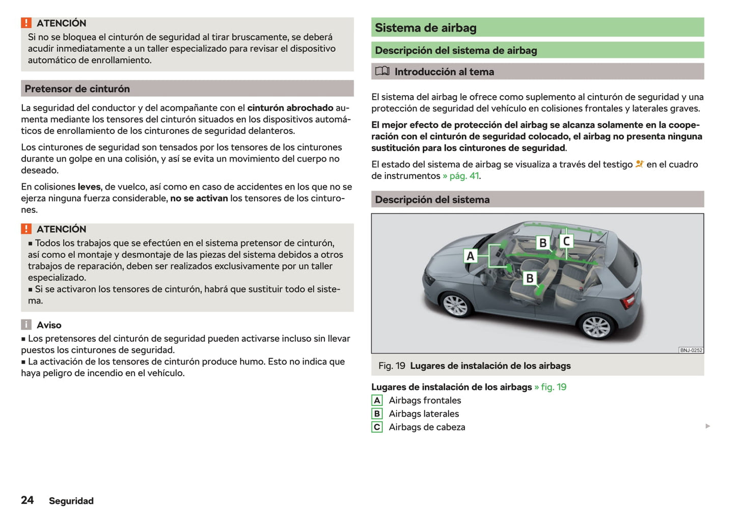 2017-2018 Skoda Fabia Gebruikershandleiding | Spaans