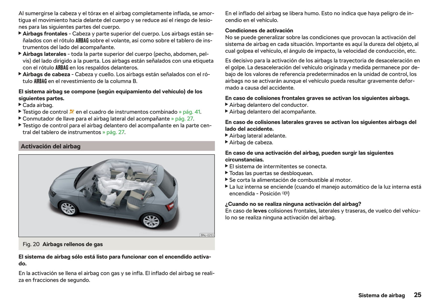 2017-2018 Skoda Fabia Gebruikershandleiding | Spaans