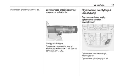 2018-2019 Opel Cascada Owner's Manual | Polish