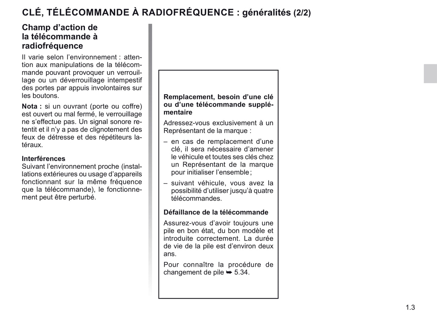 2021 Renault Mégane Owner's Manual | French