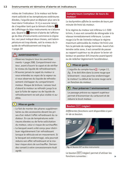 2012-2016 Audi RS 5 Cabriolet Owner's Manual | French