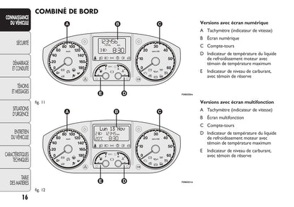 2006-2014 Fiat Ducato Euro 4 Manuel du propriétaire | Français