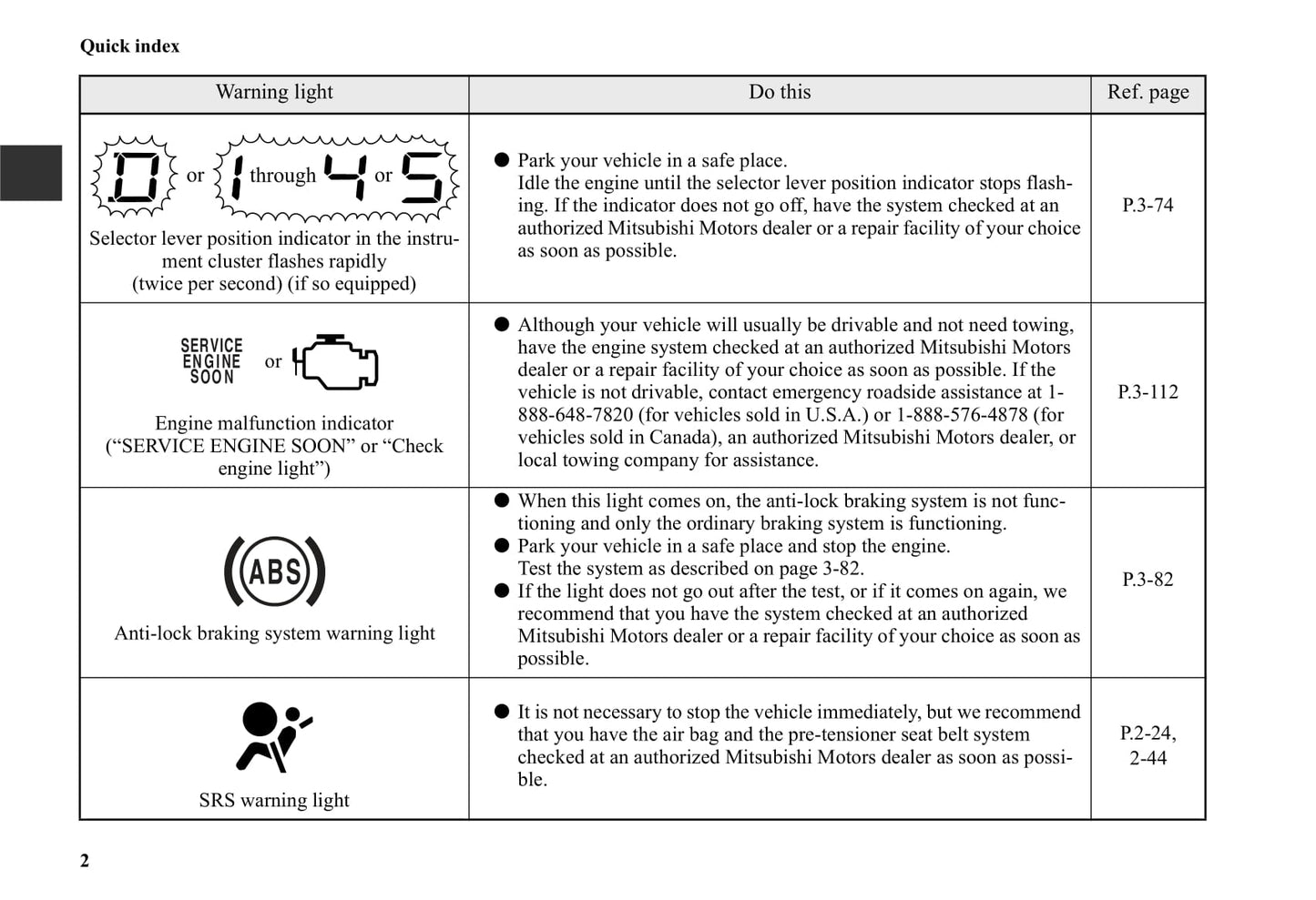 2006-2012 Mitsubishi Eclipse Owner's Manual | English