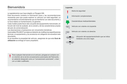 2021-2022 Peugeot 308 Gebruikershandleiding | Spaans