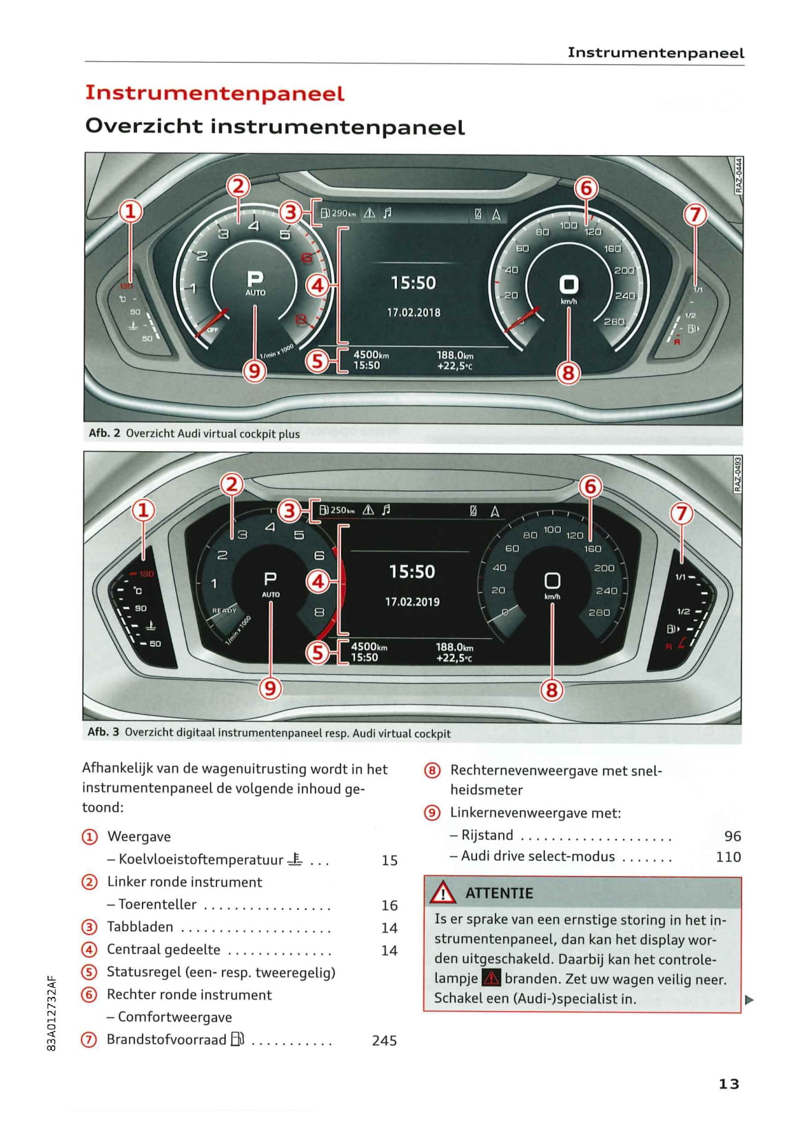 2018-2021 Audi Q3 Owner's Manual | Dutch