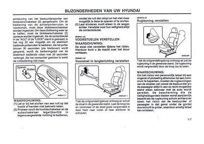 2000-2001 Hyundai Trajet Gebruikershandleiding | Nederlands