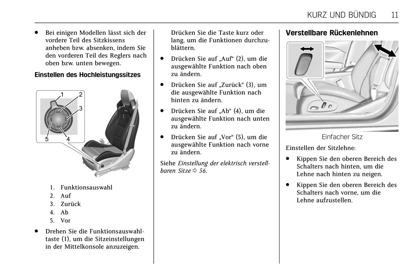 2012-2018 Cadillac ATS/ATS-V Manuel du propriétaire | Allemand