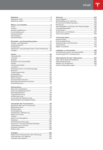 2013-2016 Tesla Model S Gebruikershandleiding | Duits