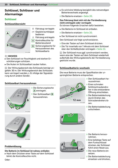 2019-2020 Skoda Superb Gebruikershandleiding | Duits