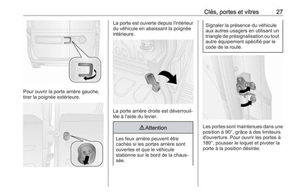 2017 Opel Combo Owner's Manual | French