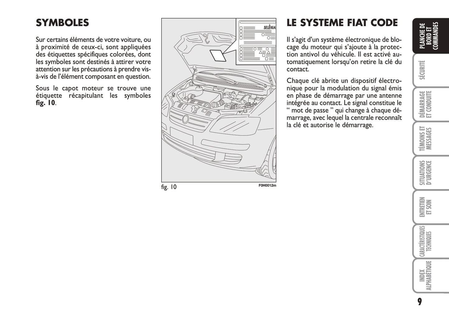 2010-2011 Fiat Idea Gebruikershandleiding | Frans