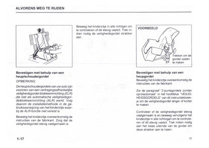 1999-2000 Subaru Justy Gebruikershandleiding | Nederlands