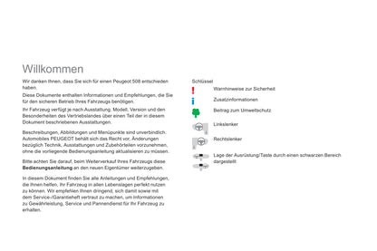 2018-2019 Peugeot 508 Gebruikershandleiding | Duits