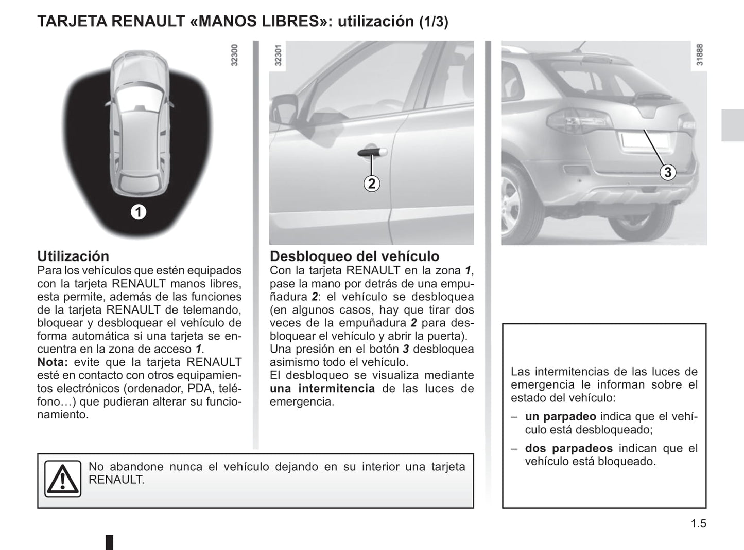2008-2010 Renault Koleos Manuel du propriétaire | Espagnol