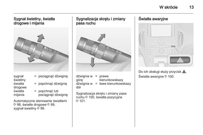 2012-2013 Opel Ampera Owner's Manual | Polish