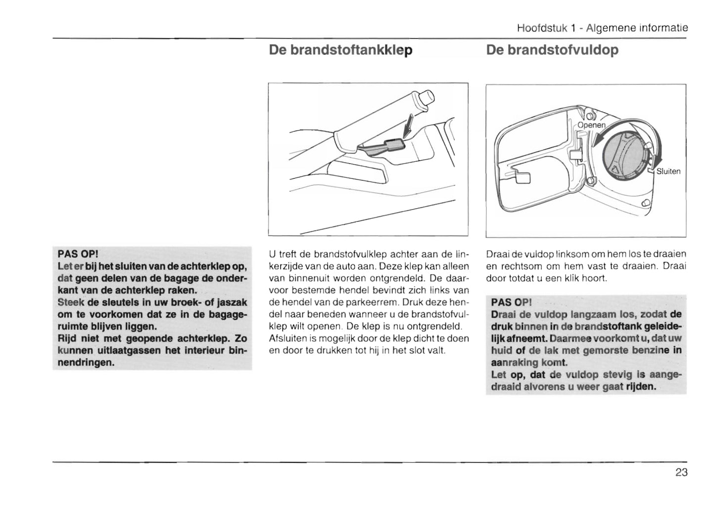 1996-2001 Daihatsu Charade Owner's Manual | Dutch