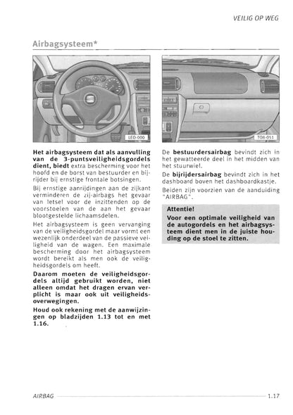 1999-2004 Seat Toledo Manuel du propriétaire | Néerlandais