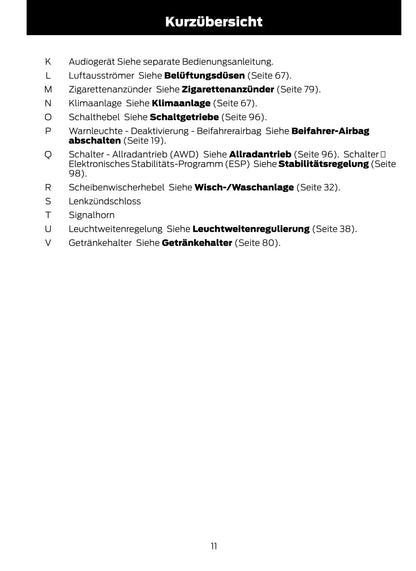 2011-2012 Ford Transit Gebruikershandleiding | Duits