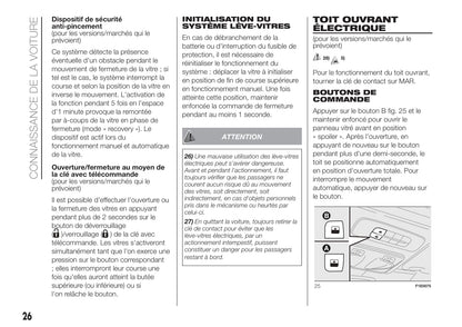 2012-2019 Fiat Punto Manuel du propriétaire | Français