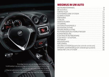 2016-2020 Alfa Romeo MiTo Manuel du propriétaire | Néerlandais