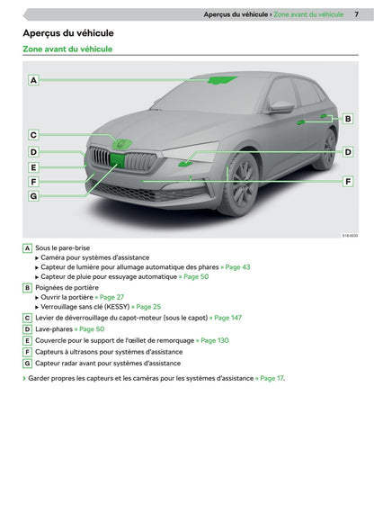 2019-2020 Skoda Scala Gebruikershandleiding | Frans