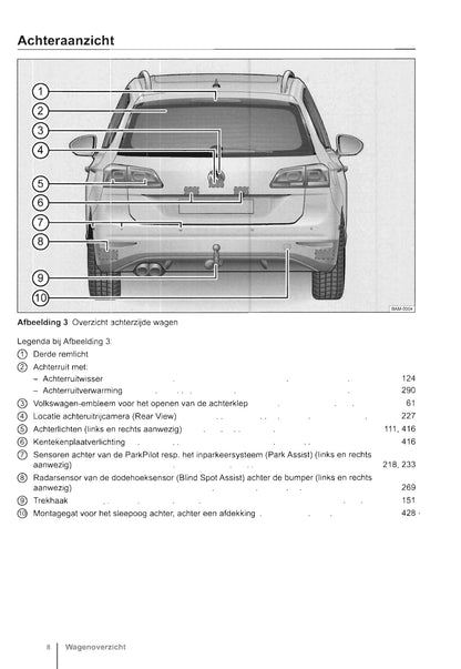 2014-2018 Volkswagen Golf Sportsvan Owner's Manual | Dutch