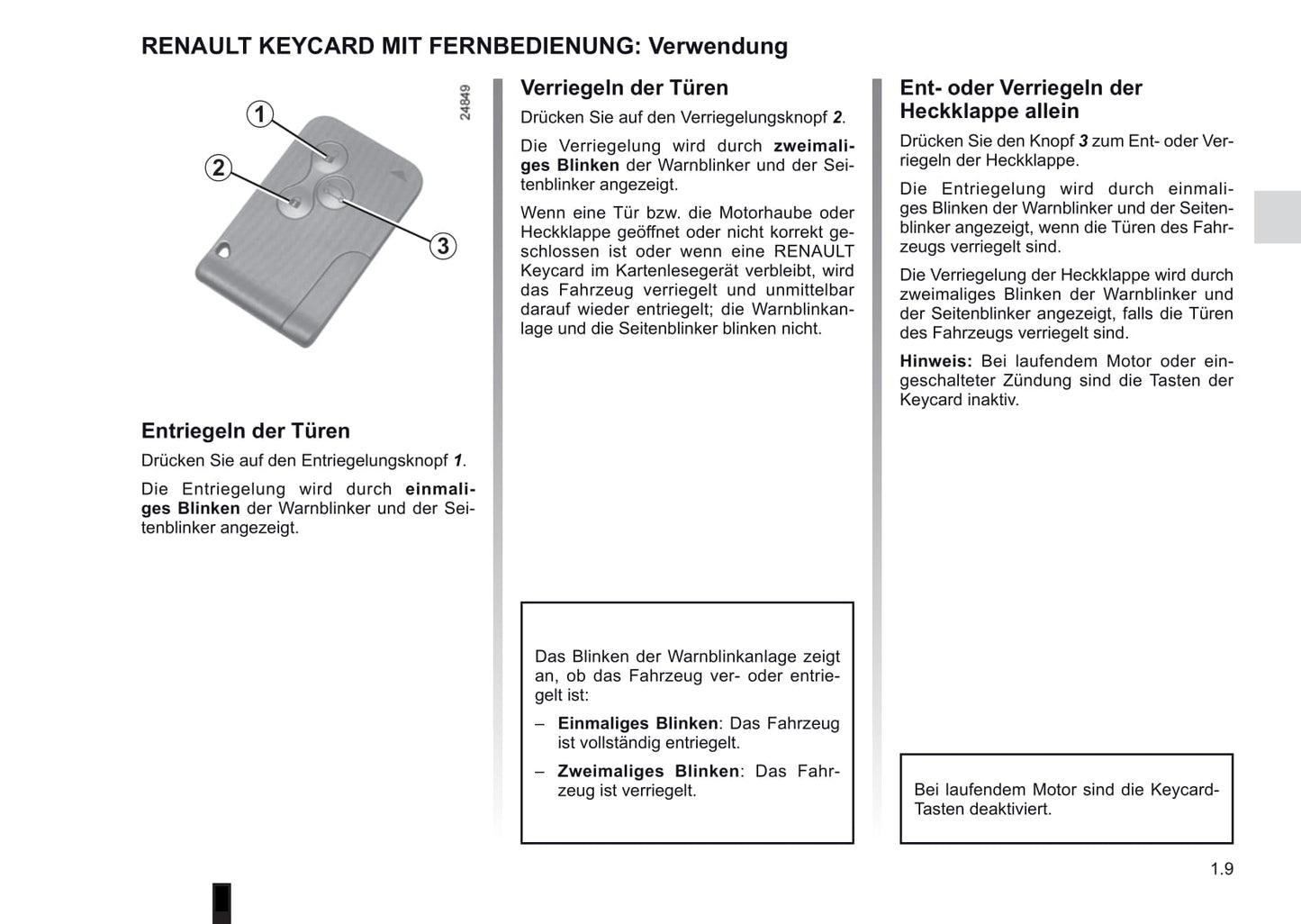 2012-2013 Renault Clio Owner's Manual | German