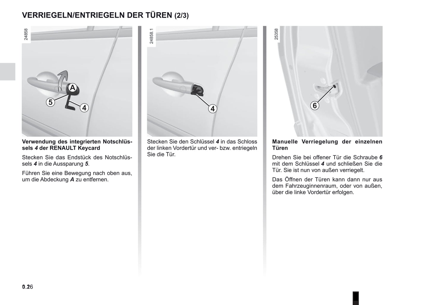 2012-2013 Renault Clio Owner's Manual | German