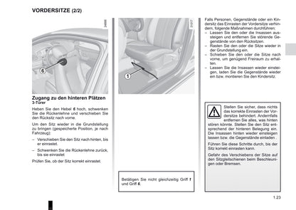 2012-2013 Renault Clio Owner's Manual | German