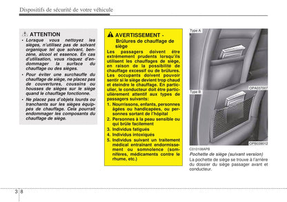 2008-2009 Hyundai i20 Owner's Manual | French