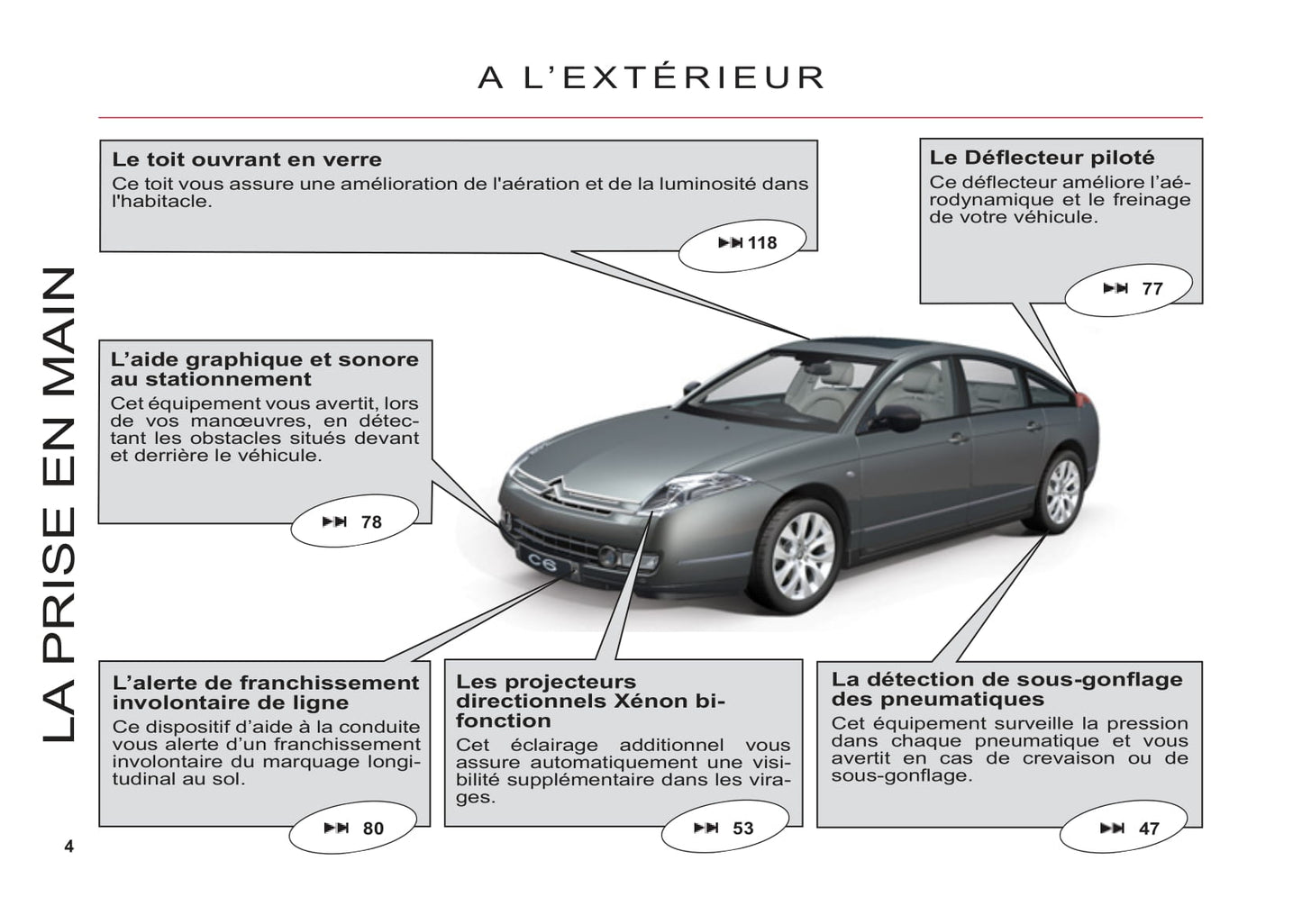 2011-2012 Citroën C6 Owner's Manual | French