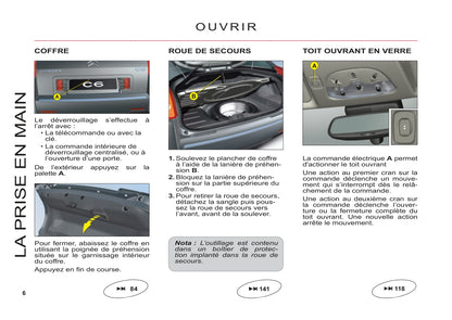 2006-2013 Citroën C6 Manuel du propriétaire | Français