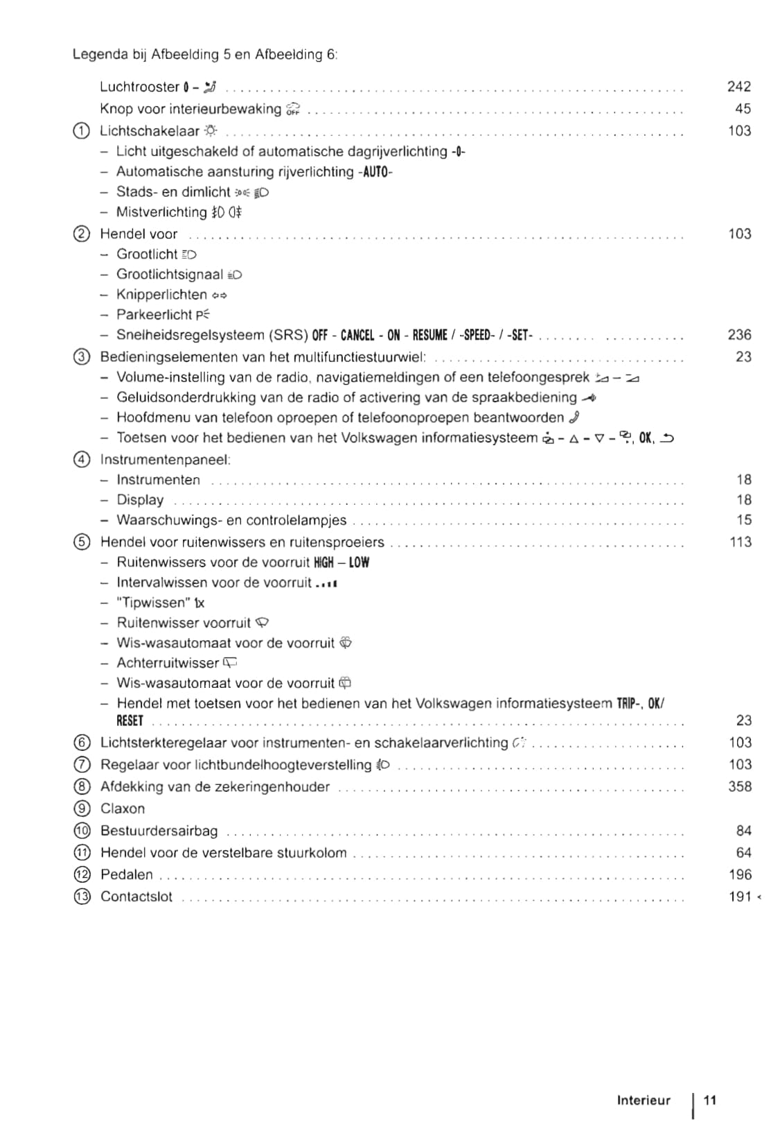 2010-2015 Volkswagen Caddy Owner's Manual | Dutch