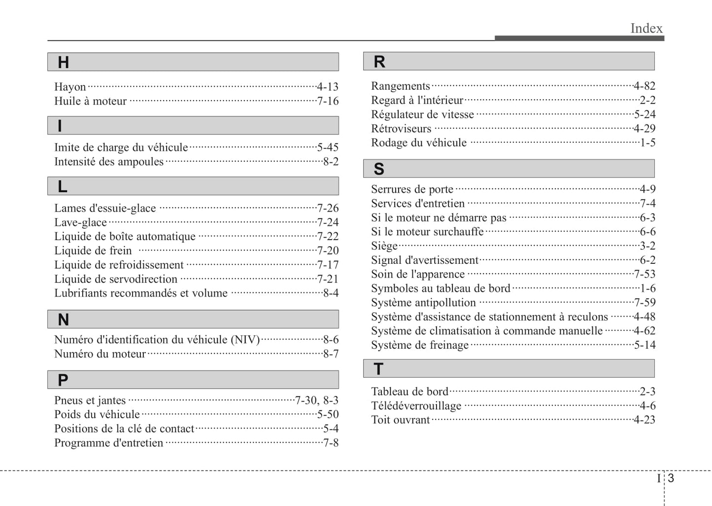 2008-2013 Kia Rondo Manuel du propriétaire | Français