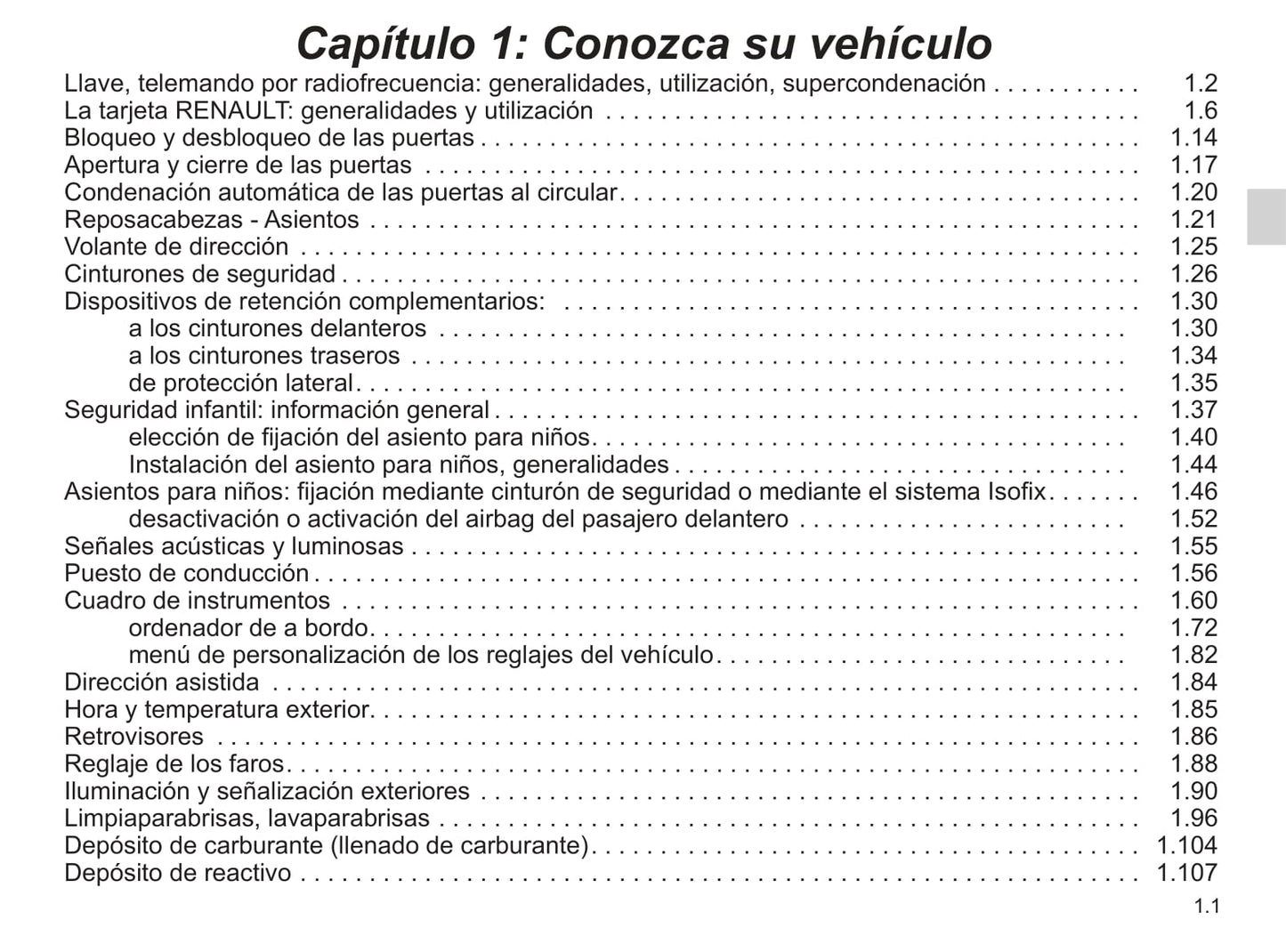 2016-2020 Renault Mégane Manuel du propriétaire | Espagnol