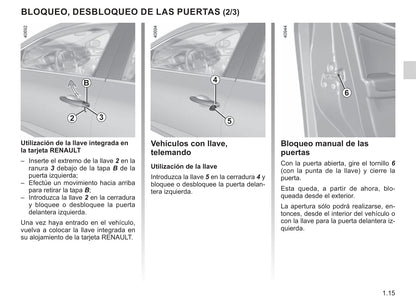 2018-2019 Renault Mégane Owner's Manual | Spanish