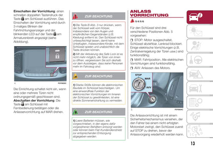 2013-2018 Fiat 500L Living Manuel du propriétaire | Allemand